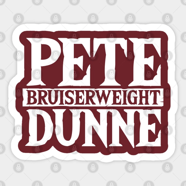 The Bruiserweight Pete Dunne Sticker by Oswaldland